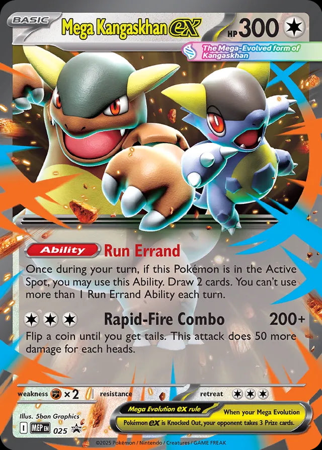 Mega Evolution Promo Mega Kangaskhan EX #25